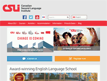 Tablet Screenshot of csli.com
